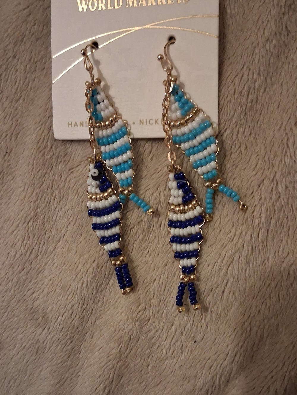 World Market Beaded Earrings